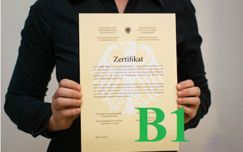 Chứng chỉ tiếng Đức B1 theo khung tham chiếu Châu Âu